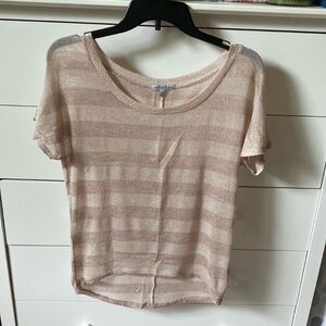 💕Charlotte Russe Size XS lightweight Pink Knit Top